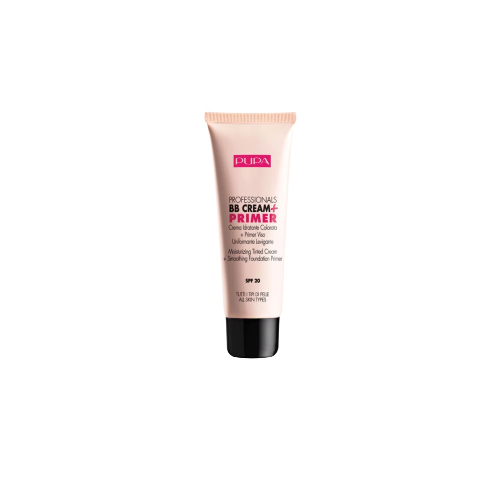 PUPA Milano Pupa Professionals BB Creme + Primer SPF20 001 - Nude 1 PUPA Milano Pupa Professionals BB Creme + Primer SPF20 001 - Nude