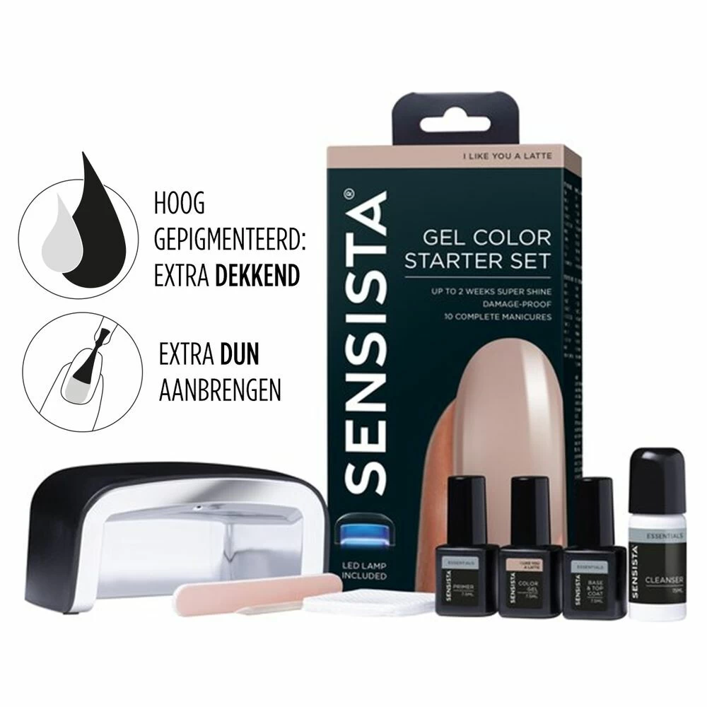 Sensista Gelnagellak Set I Like You A Latte 2 Sensista Gelnagellak Set I Like You A Latte - Afbeelding 2