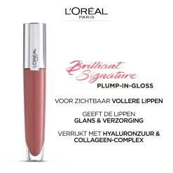 L'Oreal Lu0027Oréal Brilliant Signature Plump- In Gloss 404 Assert -Cosmetica Serie Winkel 1029639 4
