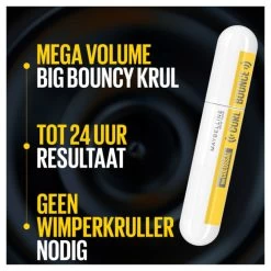 Maybelline Colossal Curl Bounce Mascara Very Black - Waterproof 7 Maybelline Colossal Curl Bounce Mascara Very Black - Waterproof -Cosmetica Serie Winkel 1037218 4