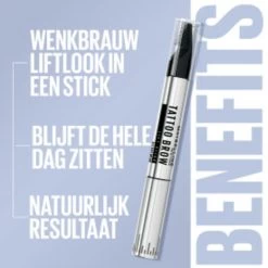 Maybelline Tattoo Brow Lift Stick Wenkbrauwpotlood Met Stylingborstel 05 Black Brown -Cosmetica Serie Winkel 1037227 3