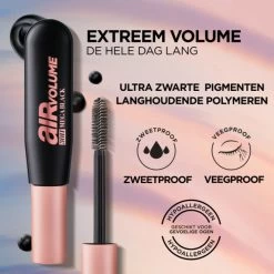 L'Oreal Lu0027Oréal Air Mega Volume 30H Mascara Extra Black -Cosmetica Serie Winkel 1037250 3