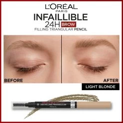 L'Oreal Lu0027Oréal 24H Brow Filling Triangular Pencil 8.0 Light Cool Blond -Cosmetica Serie Winkel 1071946 4