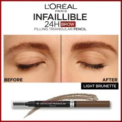 L'Oreal Lu0027Oréal 24H Brow Filling Triangular Pencil 5.0 Light Brunette -Cosmetica Serie Winkel 1071954 4