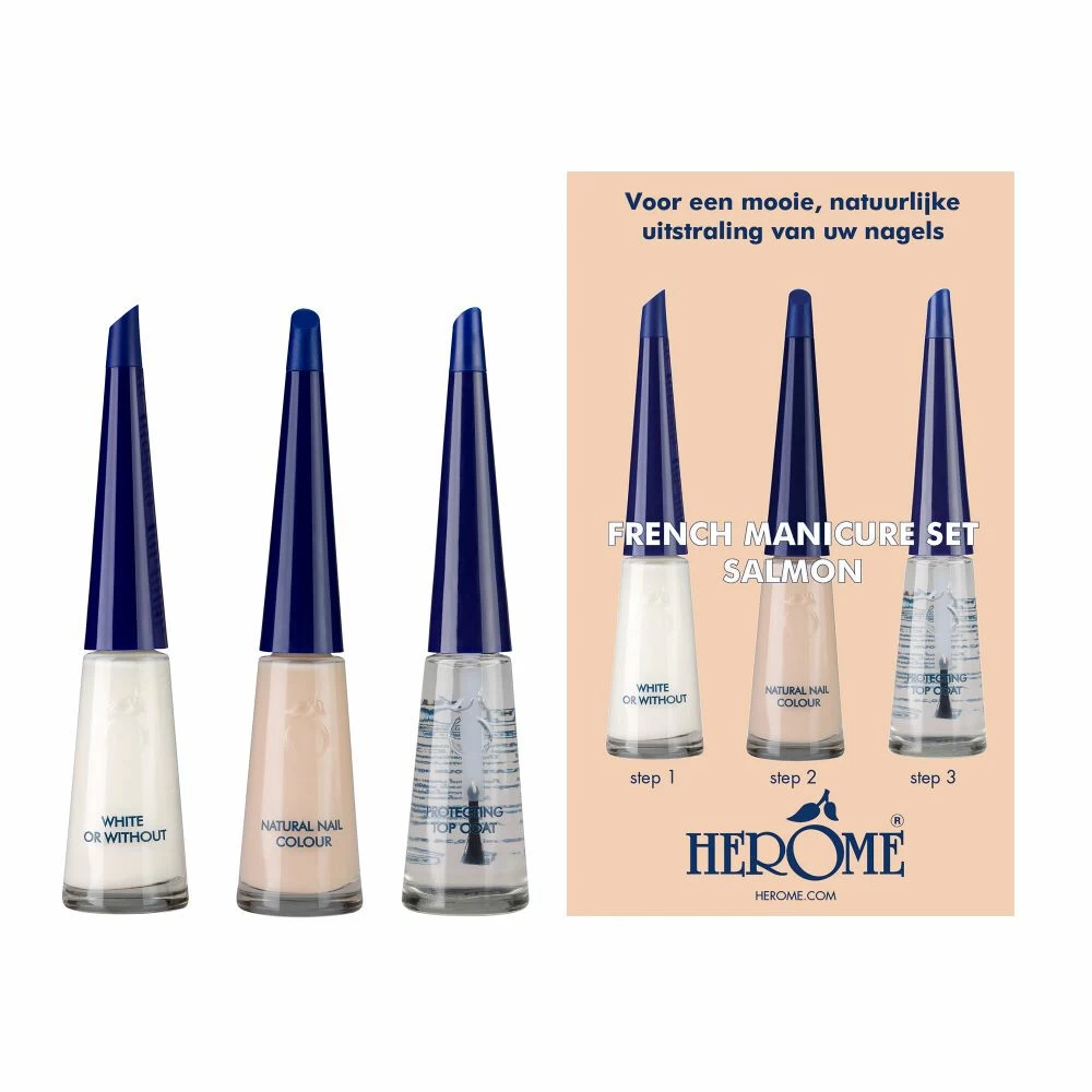 Herome French Manicure Salmon 2 Herome French Manicure Salmon - Afbeelding 2