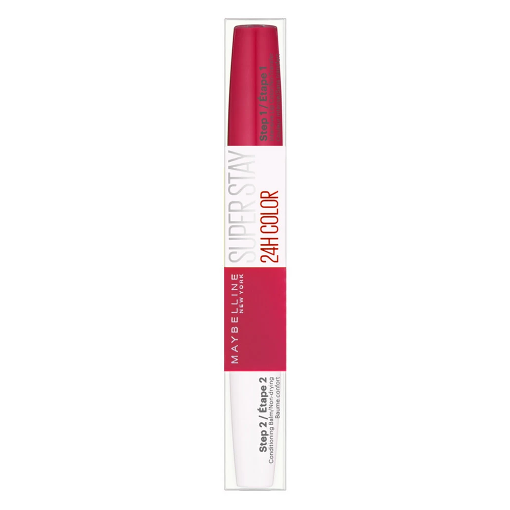 Maybelline SuperStay 24h 195 Raspberry Lippenstift 1 Maybelline SuperStay 24h 195 Raspberry Lippenstift